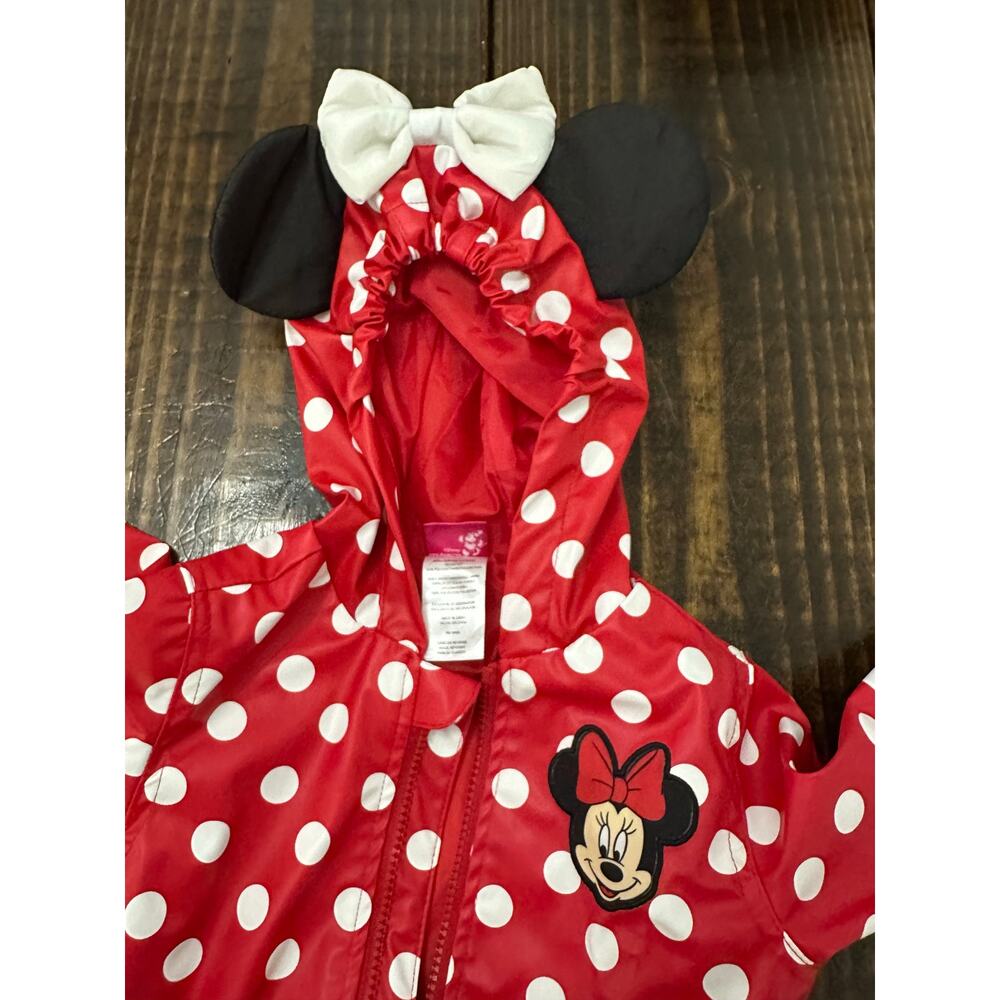 Disney mini mouse rain jacket 2T